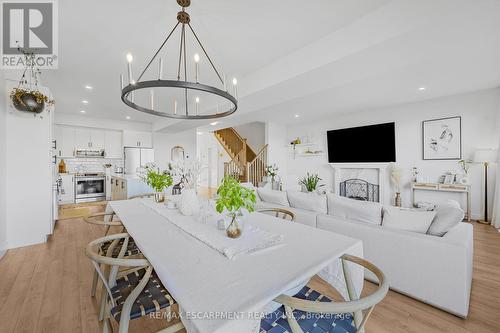 52 Bedrock Drive, Hamilton, ON - Indoor With Fireplace