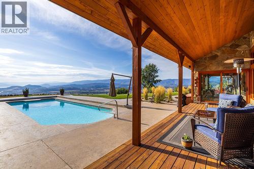 5705 Upper Booth N Road, Kelowna, BC - Outdoor With In Ground Pool With Deck Patio Veranda