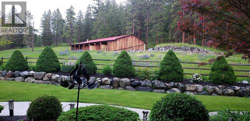 View of the Barn from the House looking East - 5705 Upper Booth N Road, Kelowna, BC - Outdoor