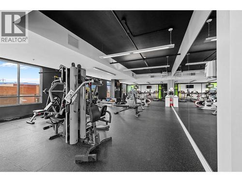 gym amenity - 2040 Springfield Road Unit# 401, Kelowna, BC - Indoor Photo Showing Gym Room