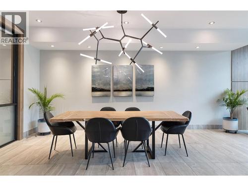 1588 Ellis Street Unit# 802, Kelowna, BC - Indoor Photo Showing Dining Room