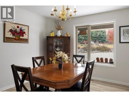 5432 Rochdell Road, Coldstream, BC - Indoor Photo Showing Dining Room
