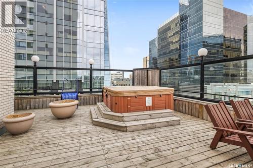 1105 1867 Hamilton Street, Regina, SK - Outdoor With Deck Patio Veranda