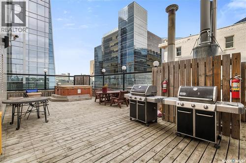 1105 1867 Hamilton Street, Regina, SK - Outdoor With Deck Patio Veranda