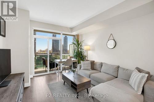 1002 - 16 Brookers Lane E, Toronto, ON - Indoor Photo Showing Living Room