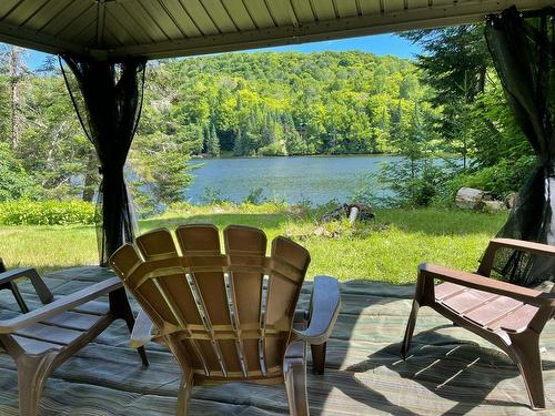 Water view - 3020 Ch. Du Lac-Du-Raquetteur, Mont-Blanc, QC - Outdoor With Body Of Water With Deck Patio Veranda