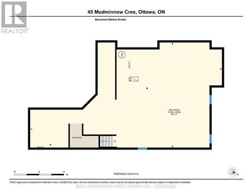 Basement - Floorplan - 45 Mudminnow Crescent, Ottawa, ON - Other