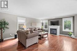 Fireplace provides coziness to the space - 