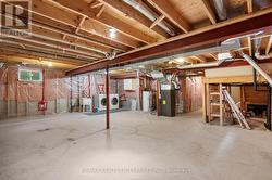 High ceilings in basement with ample extra space - 