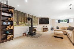 Woodstove in Family Room - 