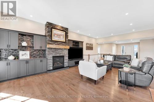 2198 Maple Forest Drive, Ottawa, ON - Indoor Photo Showing Living Room With Fireplace