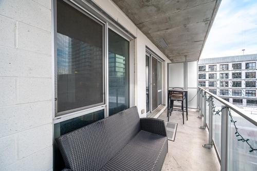 Balcony - 910-705 Rue William, Montréal (Ville-Marie), QC - Outdoor With Balcony With Exterior