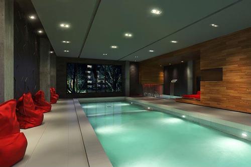 Pool - 910-705 Rue William, Montréal (Ville-Marie), QC - Indoor Photo Showing Other Room With In Ground Pool