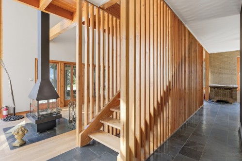 Staircase - 967 Côte St-Gabriel O., Saint-Sauveur, QC - Indoor Photo Showing Other Room