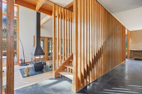 Staircase - 967 Côte St-Gabriel O., Saint-Sauveur, QC - Indoor Photo Showing Other Room