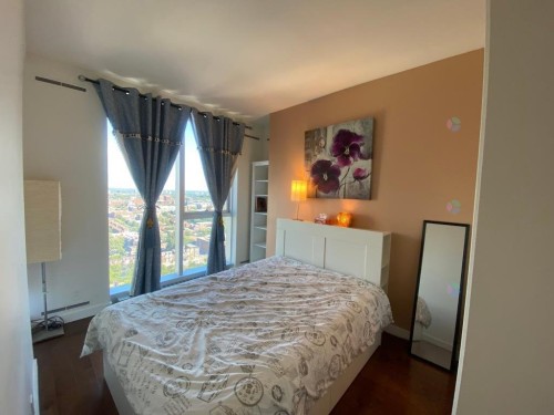 Chambre à coucher - 1911-1450 Boul. René-Lévesque O., Montréal (Ville-Marie), QC - Indoor Photo Showing Bedroom