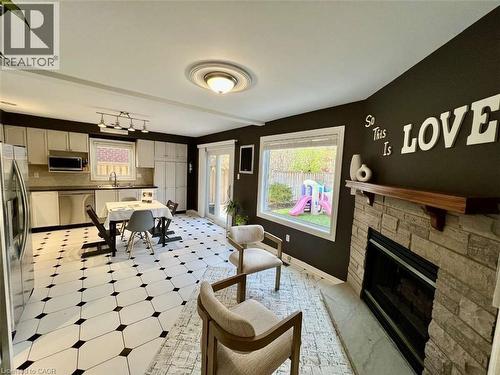 1257 Mccraney Street E, Oakville, ON - Indoor With Fireplace