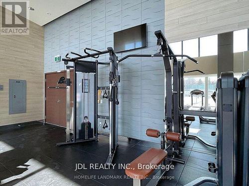 1910 - 95 Mcmahon Drive, Toronto, ON - Indoor Photo Showing Gym Room