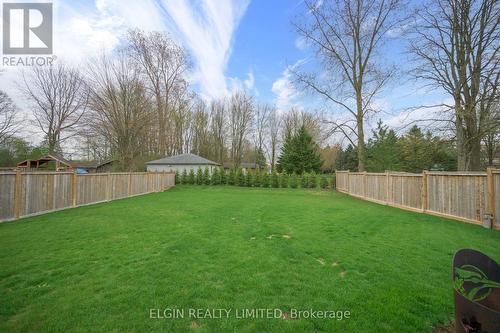 107 Optimist Drive, Southwold, ON - Outdoor With Backyard