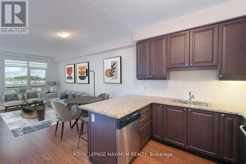 312 - 12 Woodstream Boulevard, Vaughan, ON - Indoor Photo Showing Kitchen With Double Sink