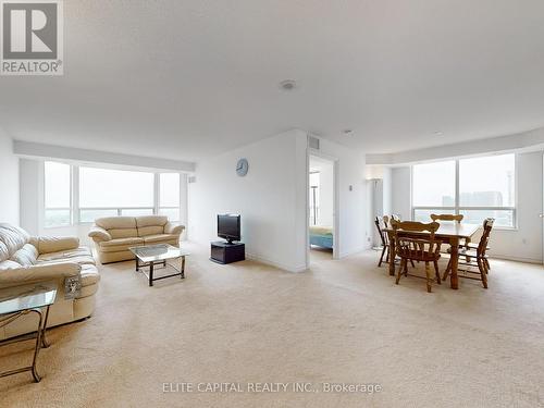 2603 - 228 Bonis Avenue, Toronto, ON - Indoor Photo Showing Living Room