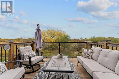 Kitchen Walk out - 43 Valleyscape Trail, Caledon, ON - Outdoor With Balcony With Deck Patio Veranda