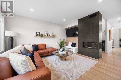 14 Kinglet Way, Conception Bay South, NL - Indoor Photo Showing Living Room With Fireplace
