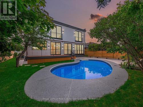 431 Sandlewood Road, Oakville (Wo West), ON - Outdoor With In Ground Pool With Deck Patio Veranda With Backyard