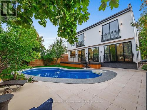 431 Sandlewood Road, Oakville (Wo West), ON - Outdoor With In Ground Pool With Deck Patio Veranda