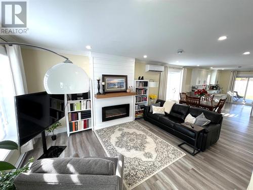 40C Riverside Drive, Bishop'S Falls, NL - Indoor Photo Showing Living Room With Fireplace