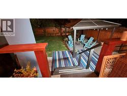 Owner's photos of deck & home at night - 