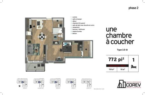 Plan (croquis) - 702-5250 Rue Molson, Montréal (Rosemont/La Petite-Patrie), QC - Other