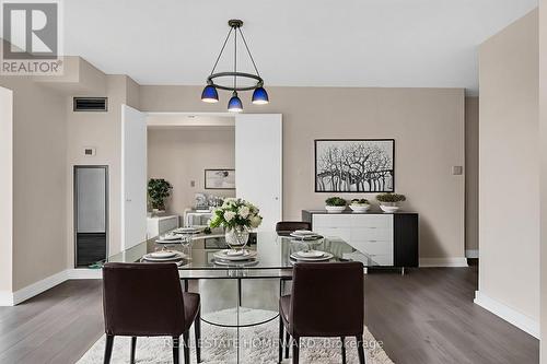 Virtual Staged Dining Room. - 1006 - 215 Wynford Drive, Toronto, ON - Indoor Photo Showing Dining Room