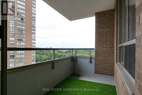 Balcony. - 1006 - 215 Wynford Drive, Toronto, ON - Outdoor With Balcony With Exterior