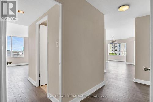 Prime Bedroom & Prime Washroom door. - 1006 - 215 Wynford Drive, Toronto, ON - Indoor Photo Showing Other Room
