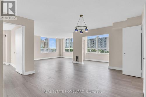 Living, Dining, Entrance to 2nd Bedroom - 1006 - 215 Wynford Drive, Toronto, ON - Indoor