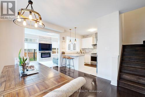 14 Labrish Road, Brampton, ON - Indoor Photo Showing Living Room With Fireplace