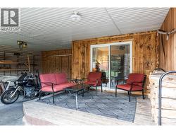 covered deck off primary bedroom - 