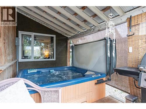 hot tub - 310 Baird Avenue, Enderby, BC -  With Exterior