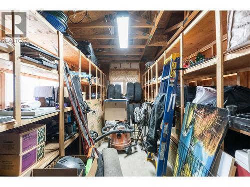 Storage Shed - 310 Baird Avenue, Enderby, BC - Indoor With Storage