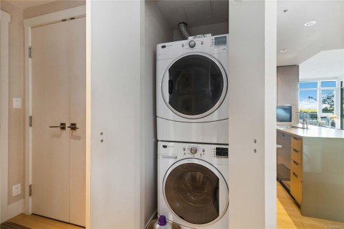 303-83 Saghalie Rd, Victoria, BC - Indoor Photo Showing Laundry Room