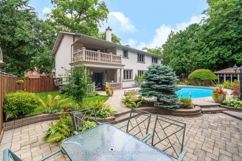 2130 Autumn Breeze Drive N, Mississauga, ON - Outdoor With In Ground Pool With Balcony With Deck Patio Veranda