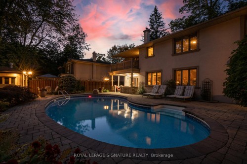 2130 Autumn Breeze Drive N, Mississauga, ON - Outdoor With In Ground Pool With Deck Patio Veranda With Backyard