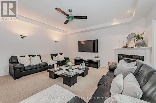 32 Forest Ridge Road, Erin, ON - Indoor Photo Showing Living Room With Fireplace