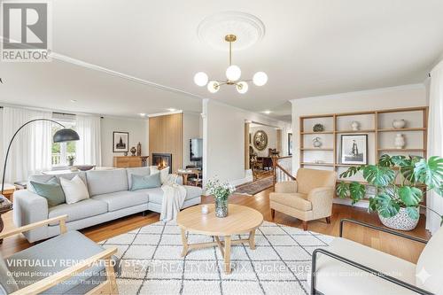(virtually modified) living 3 - 1100 Moffatt Drive, Ottawa, ON - Indoor Photo Showing Living Room