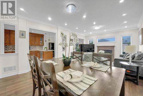 1128 Knotty Pine Grove, Mississauga, ON - Indoor With Fireplace