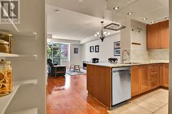 Kitchen overlooks Living spaces - 