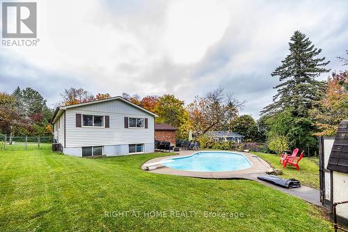 100 Humber Lea Road, Caledon (Bolton North), ON - Outdoor With In Ground Pool With Backyard