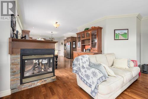 23 Tamarack Drive, Witless Bay, NL - Indoor Photo Showing Living Room With Fireplace