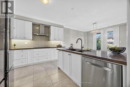 44 Cameron Street, Springwater, ON - Indoor Photo Showing Kitchen With Stainless Steel Kitchen With Double Sink With Upgraded Kitchen
